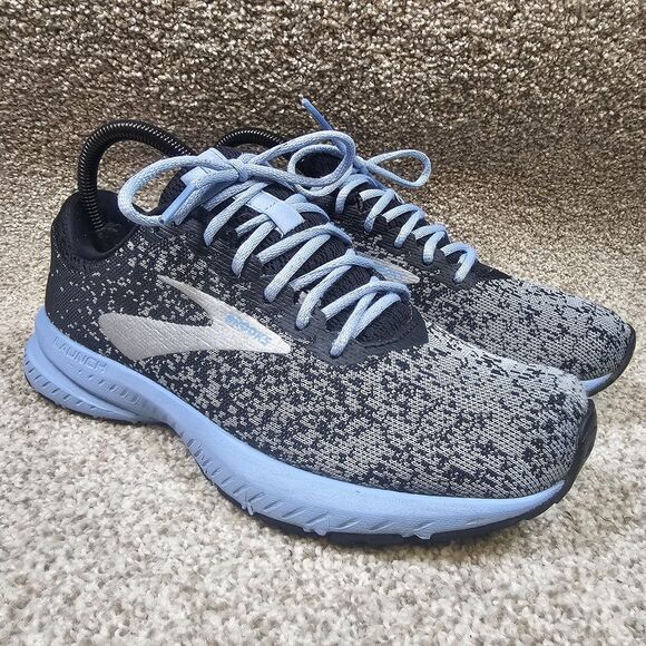 Brooks Launch 6 Size 7.5 Light Blue Running Shoes. Used But In Good Shape - Picture 3 of 14